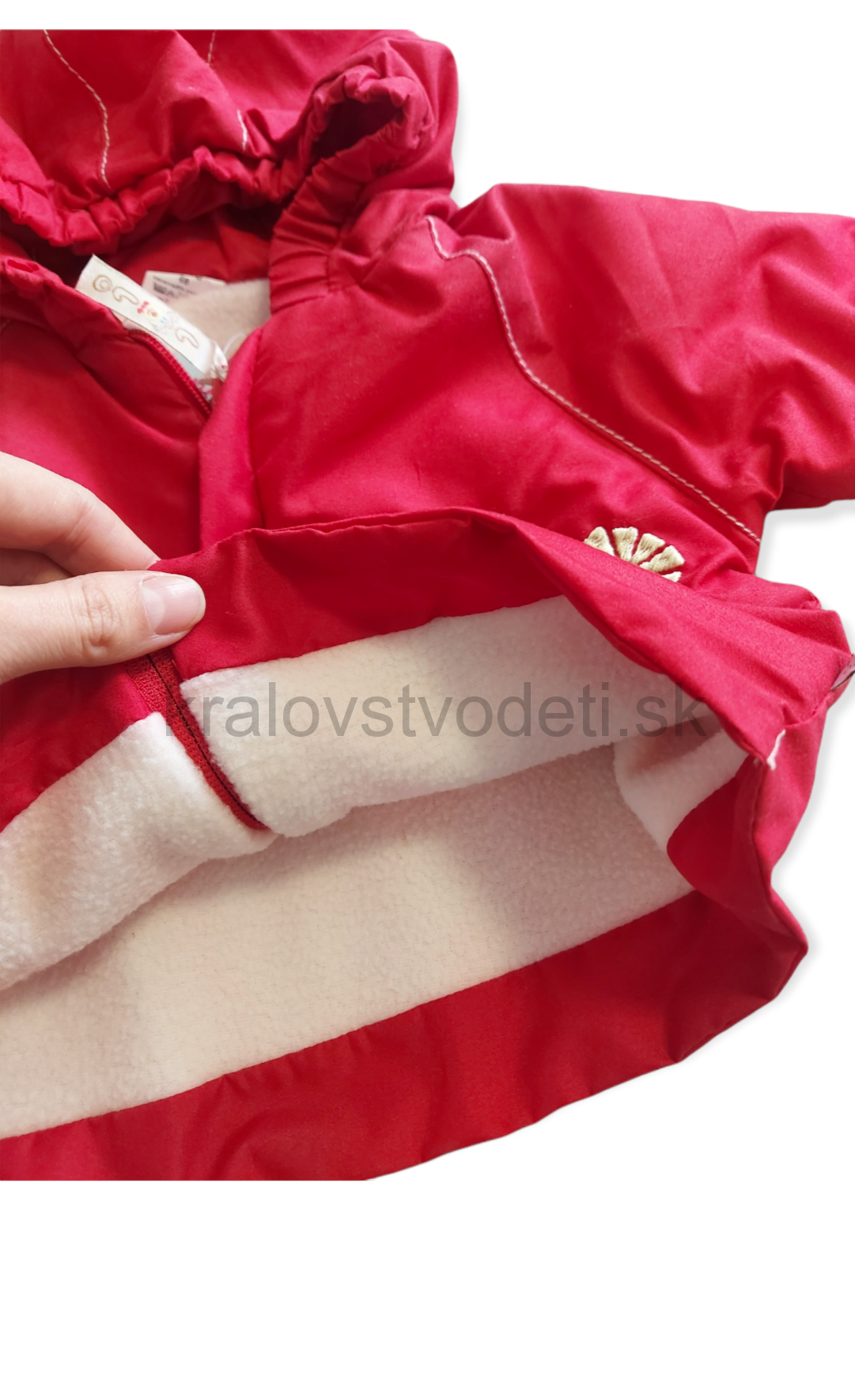 Dievčenská prechodná bundička - fialová /1 veľ. 74