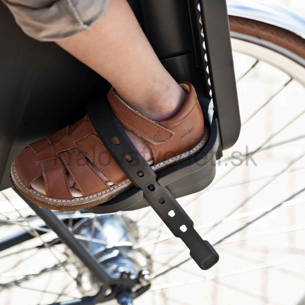 Zadná sedačka na bicykel s adaptérom a nosičom na rám SET, nosnosť 22kg BIELA s bežovou