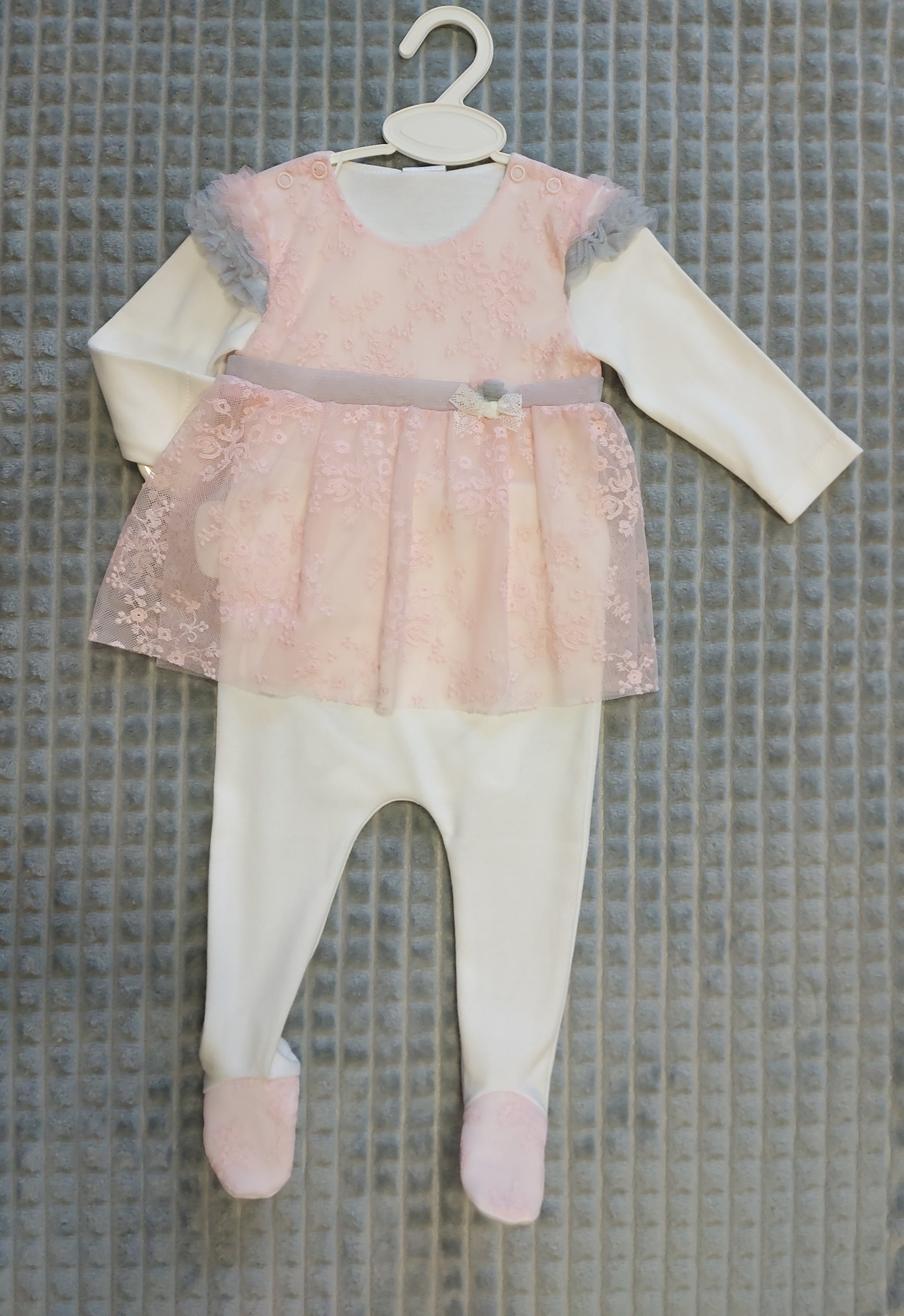 Supravička body so sukňou + poldupačky veľ. 68