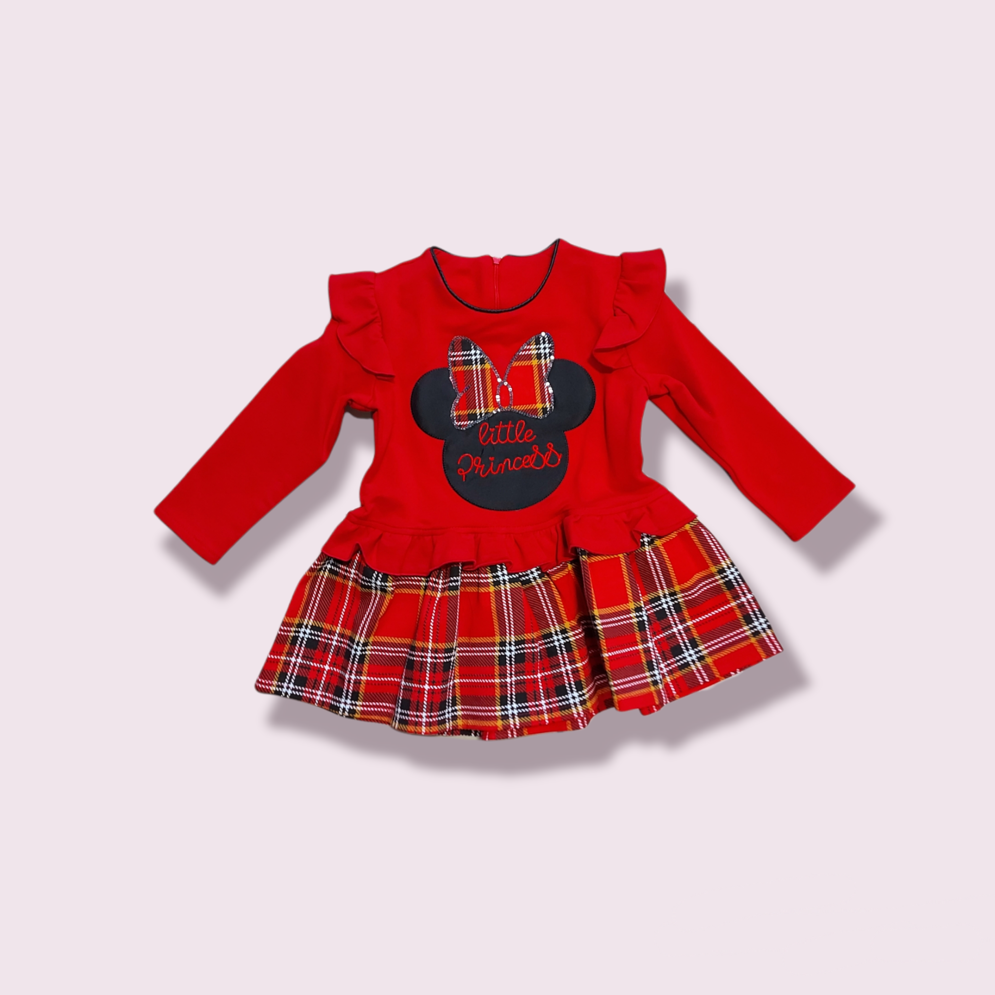 Červené Minnie šaty veľ. 116