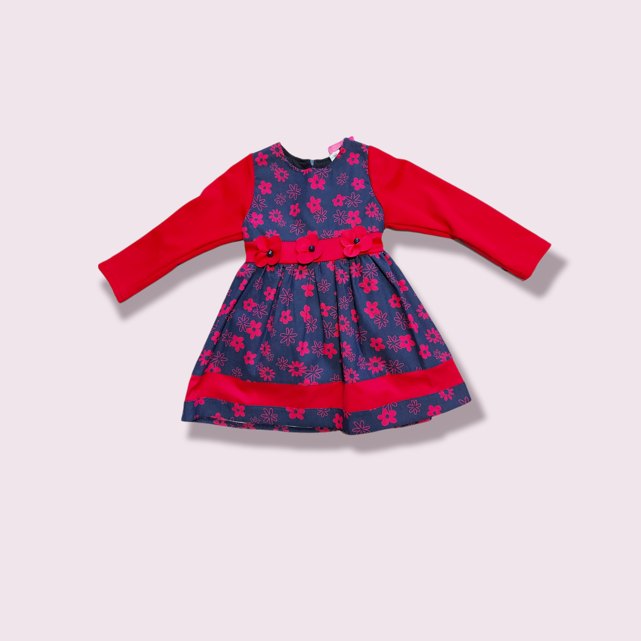 Šaty ružový kvet 98