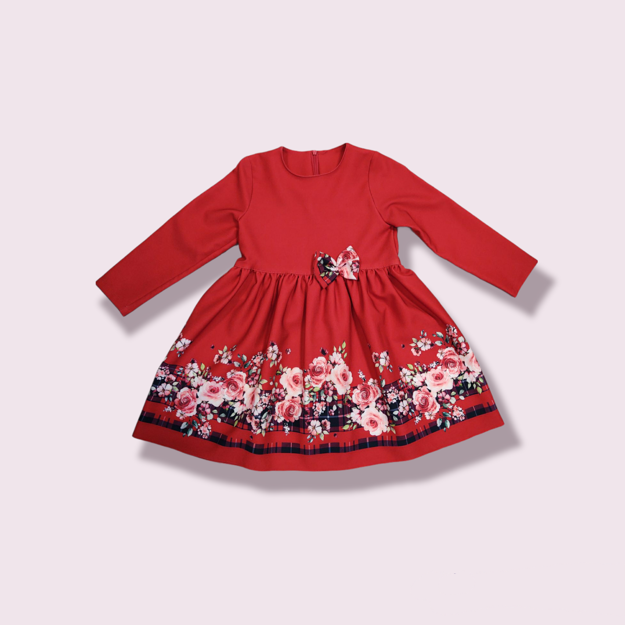 Červené šaty 116, 134