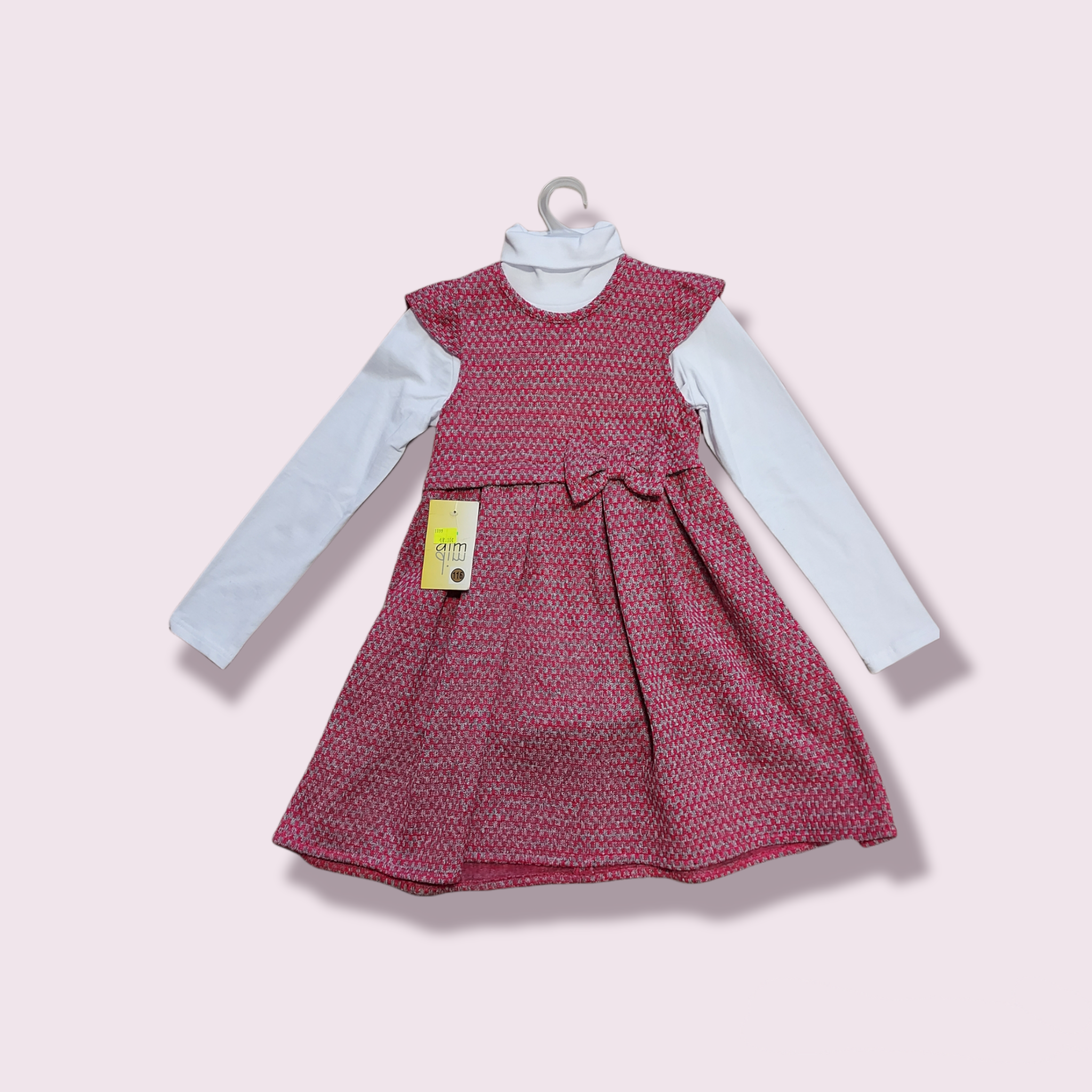 Šaty + rolák 122/128