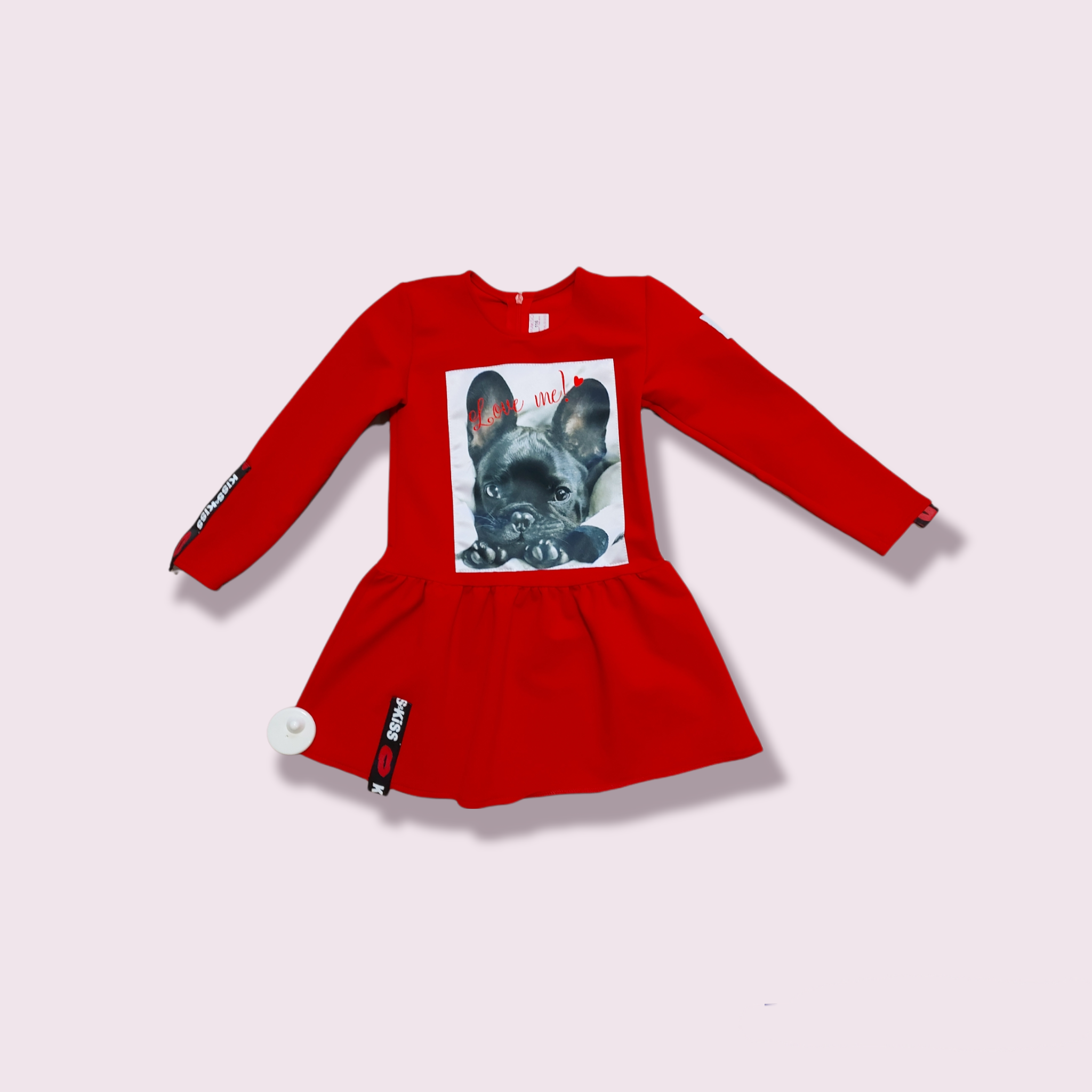 Šaty so psíkom červené 116, 122