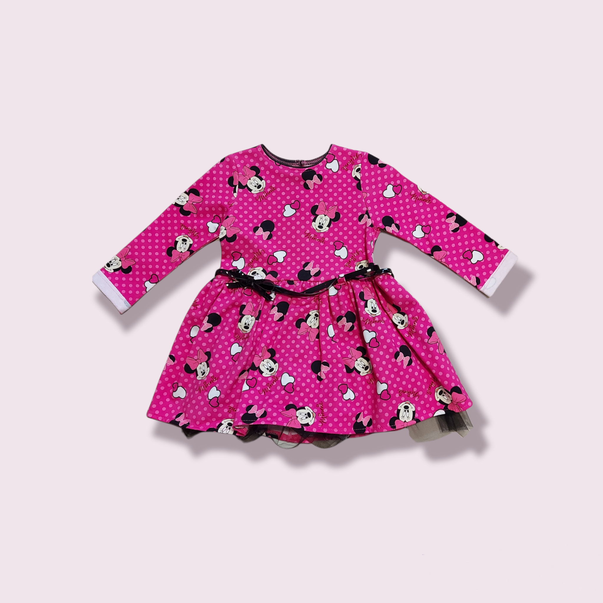 Minnie ružové šaty 92
