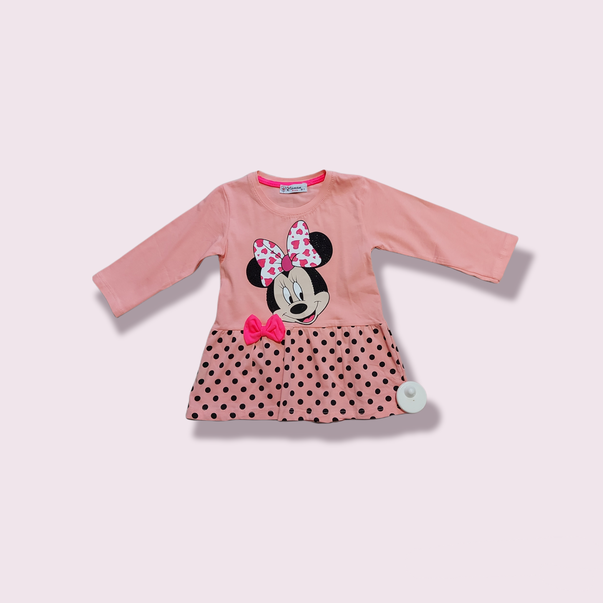 Bavlnené tričkové šaty veľ. 0-1rok, 1-3roky