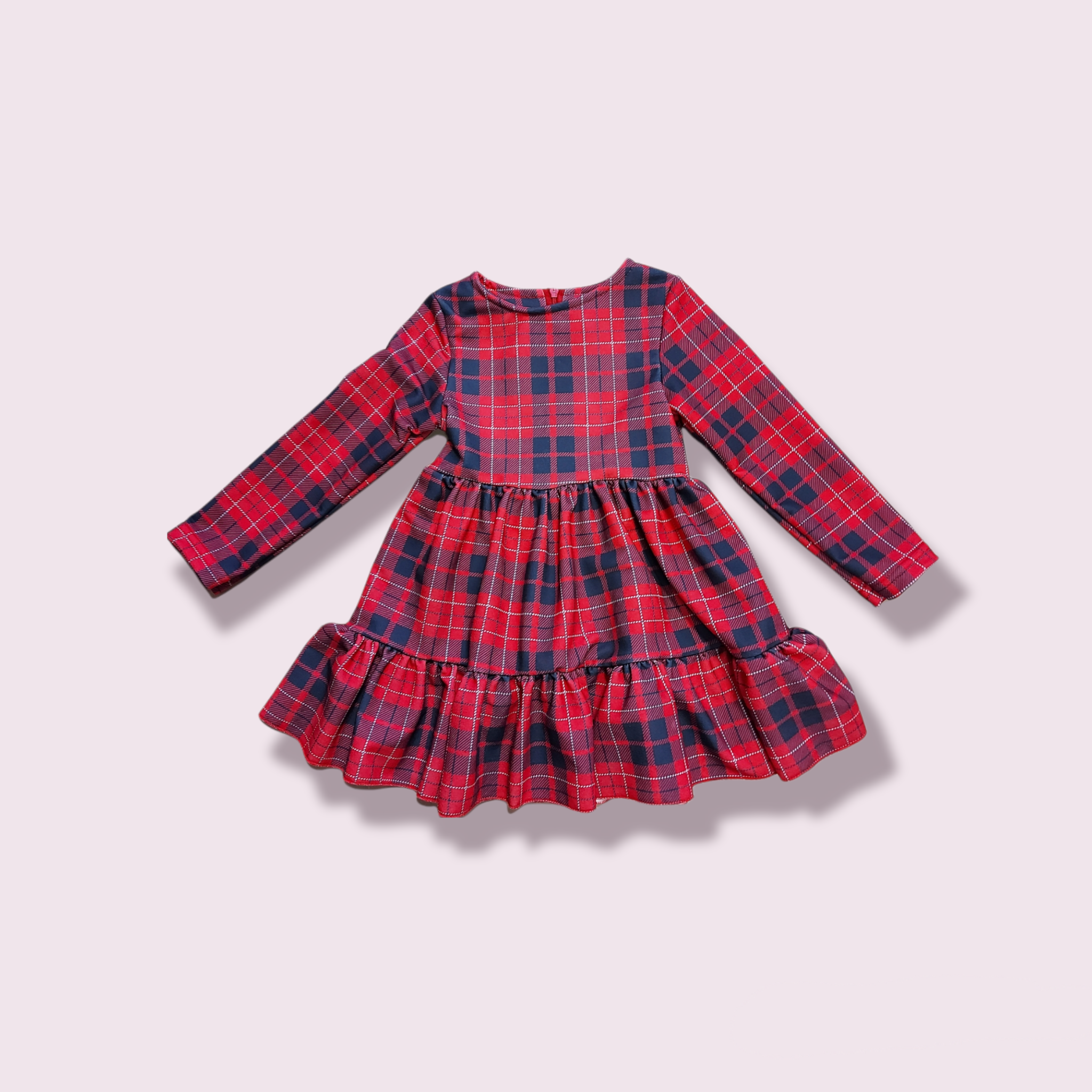 Karované šaty veľ. 116