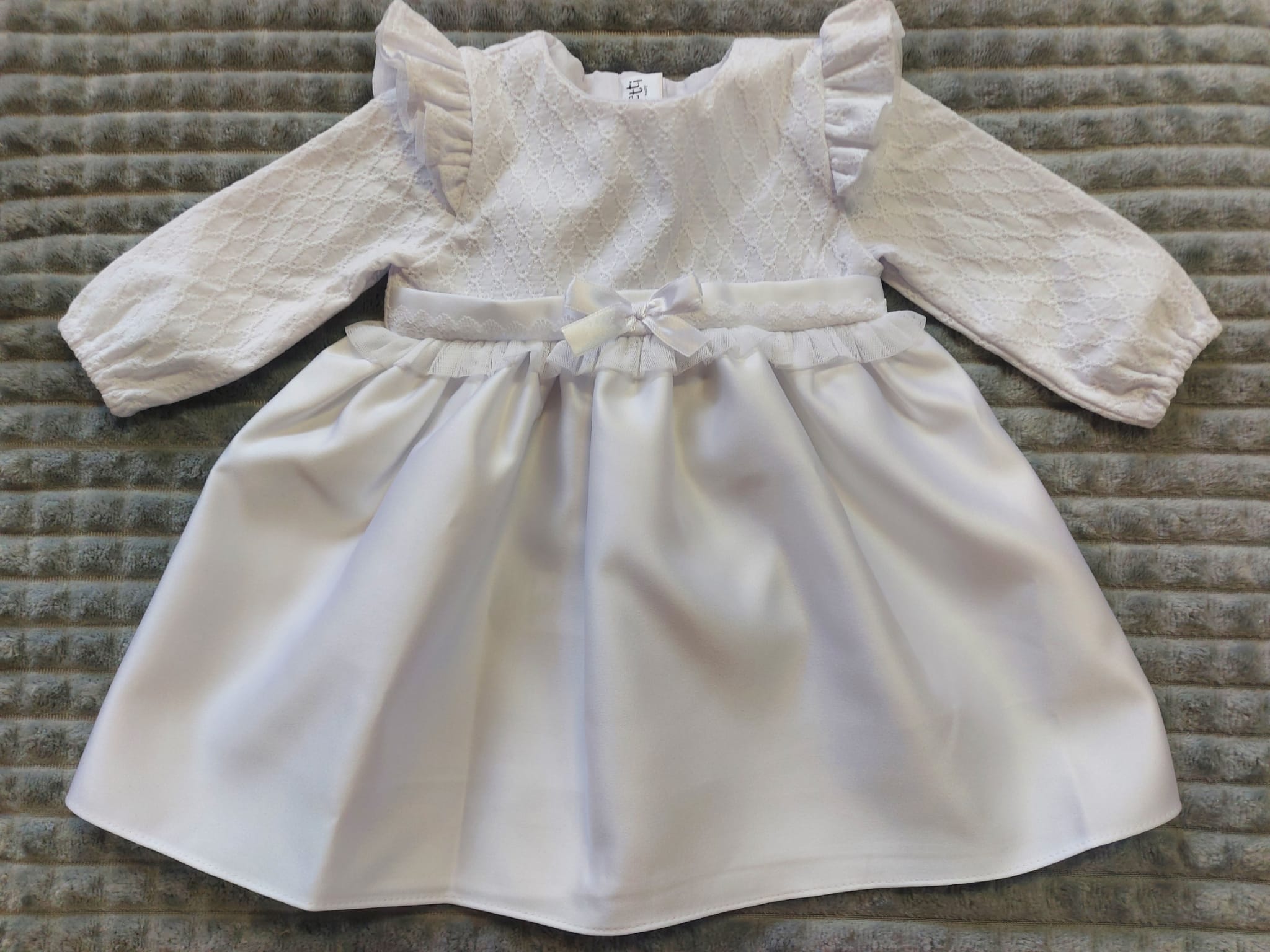 Snehovo-biele šaty 68-80