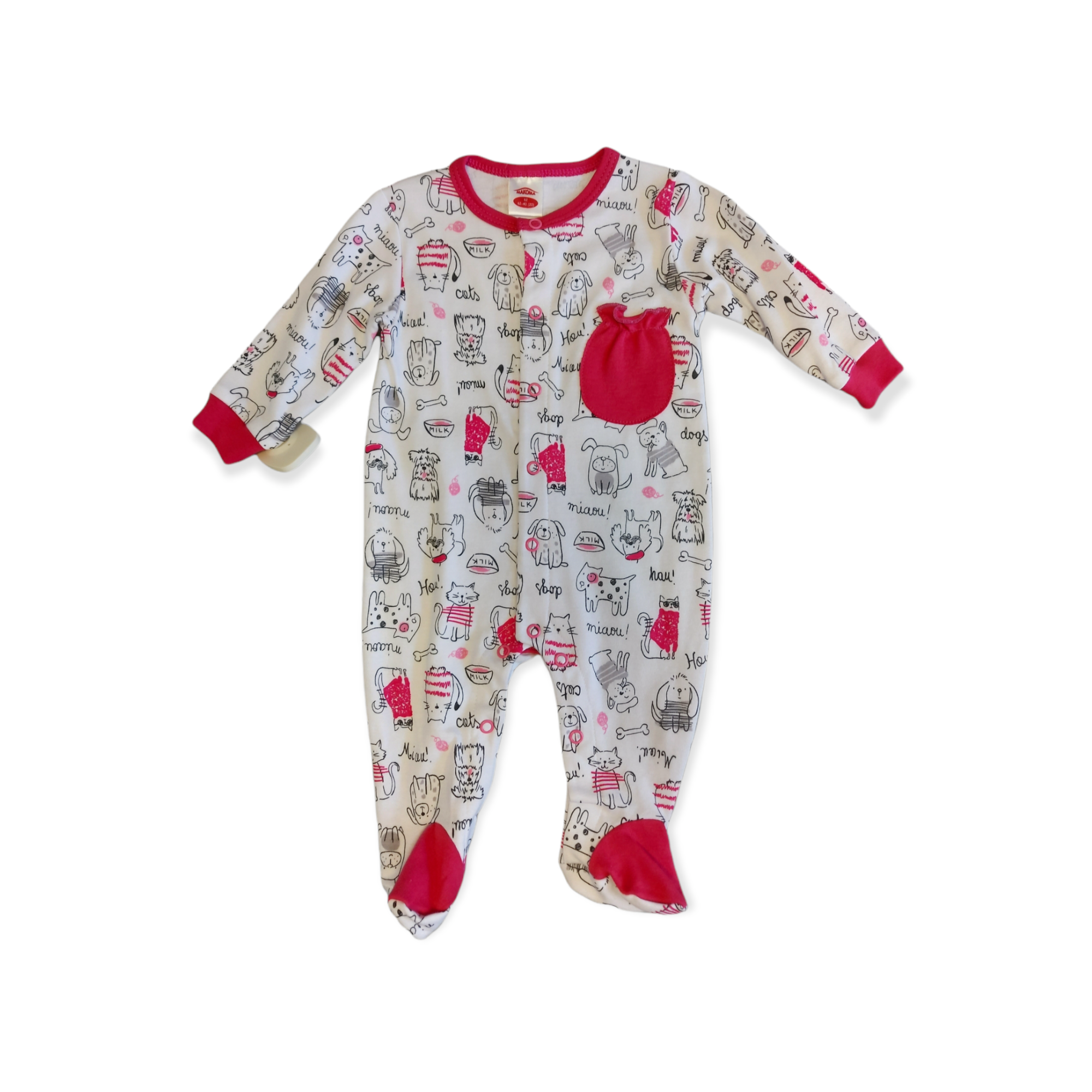 Dupačky psík a mačička veľ. 62