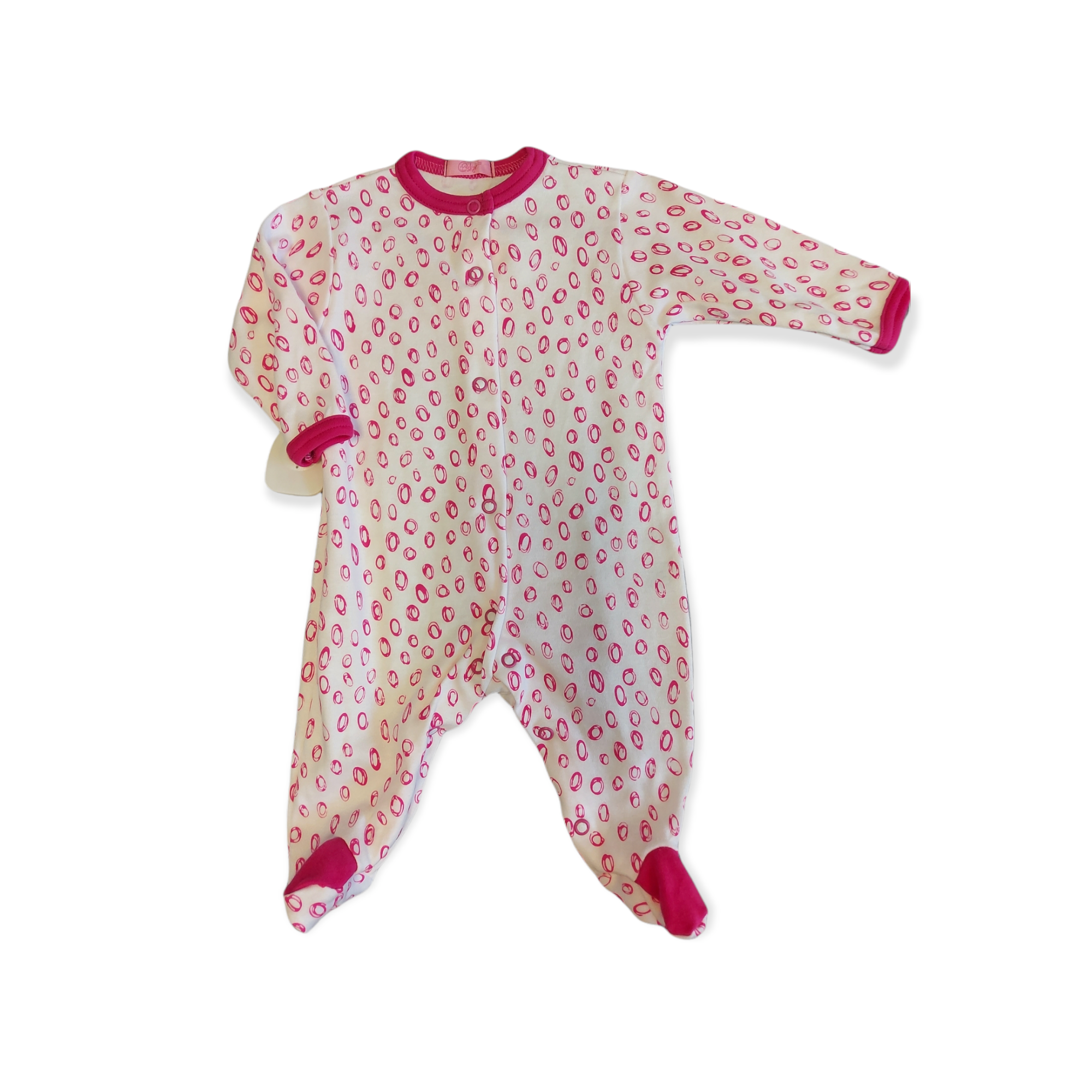 Dupačky ružové krúžky veľ. 62, 68, 74, 86