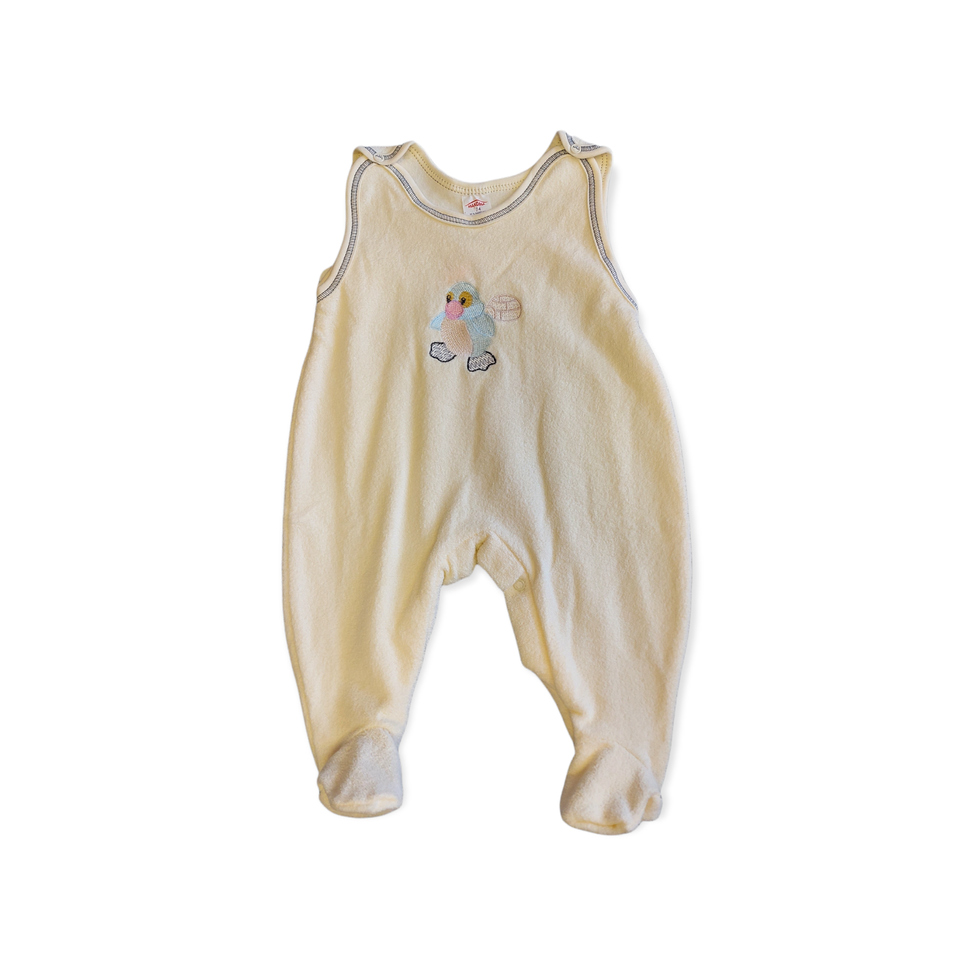 Dupačky frotte krémovo žlté veľ. 74