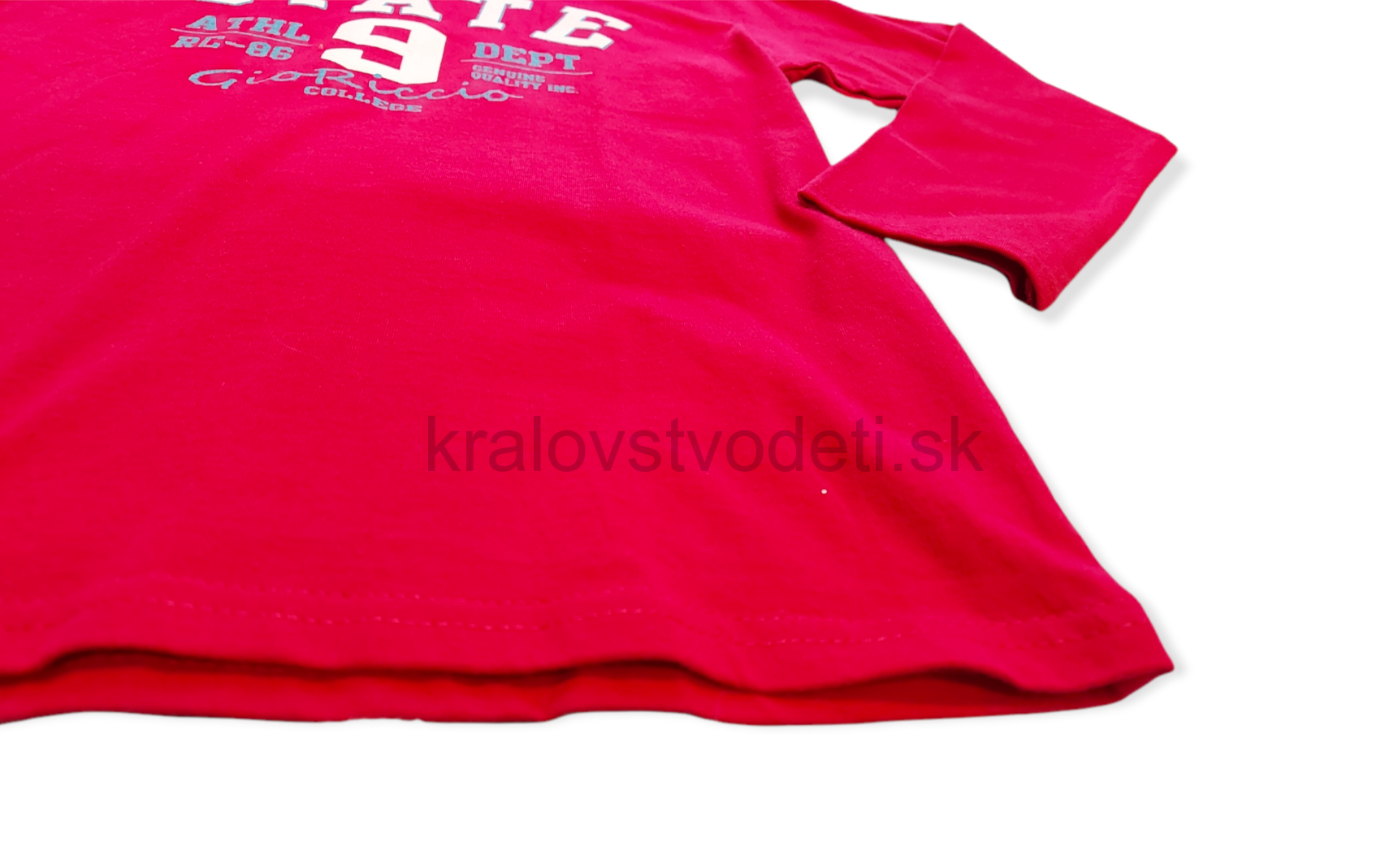 Chlapčenské tričko červené veľ. 134, 140