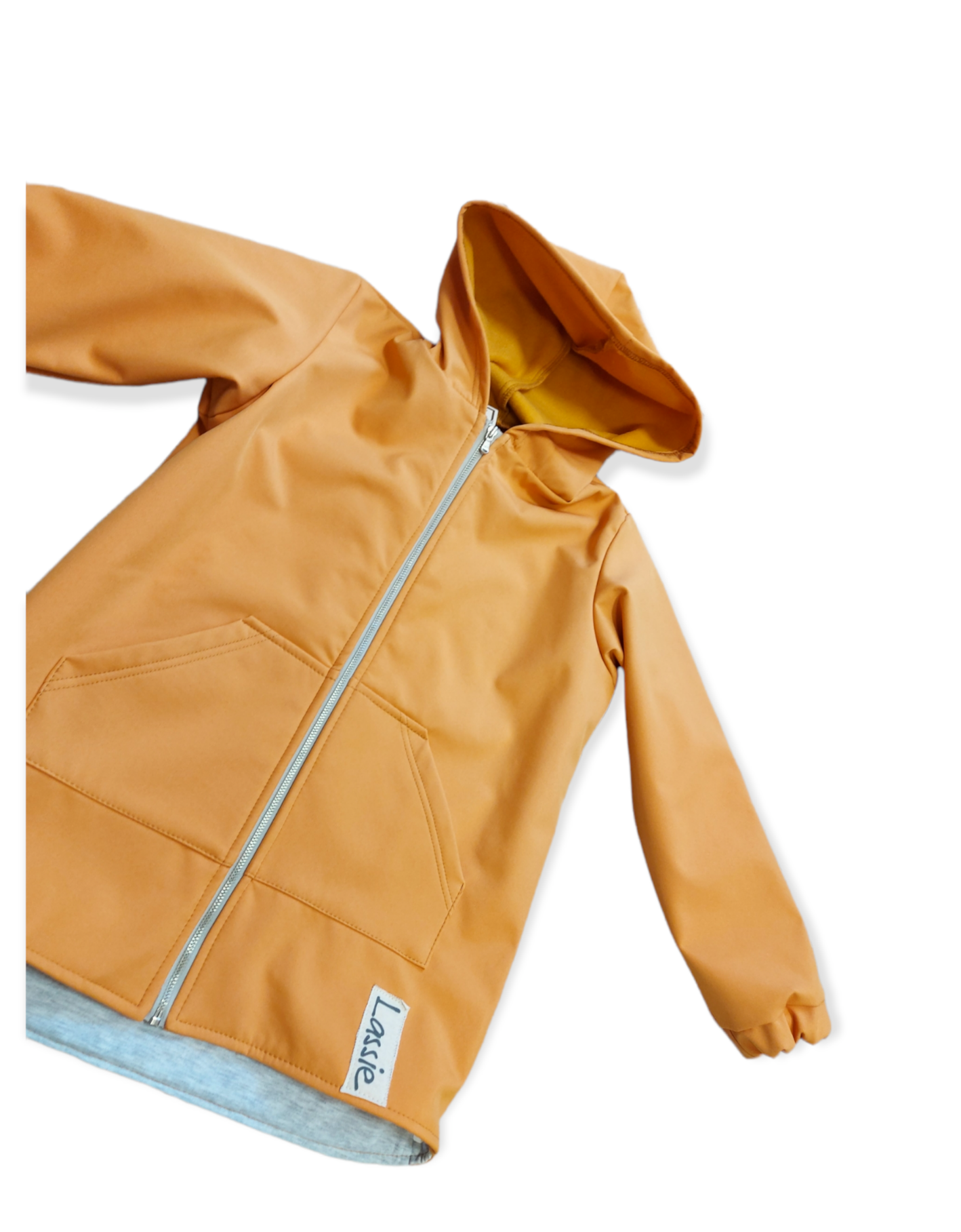 Softshellová bundička - oranžová veľ. 74/80, 110/116, 122/128, 134/140