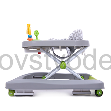 4baby chodítko Walk'n Push 2 v 1- LIGHT GREY