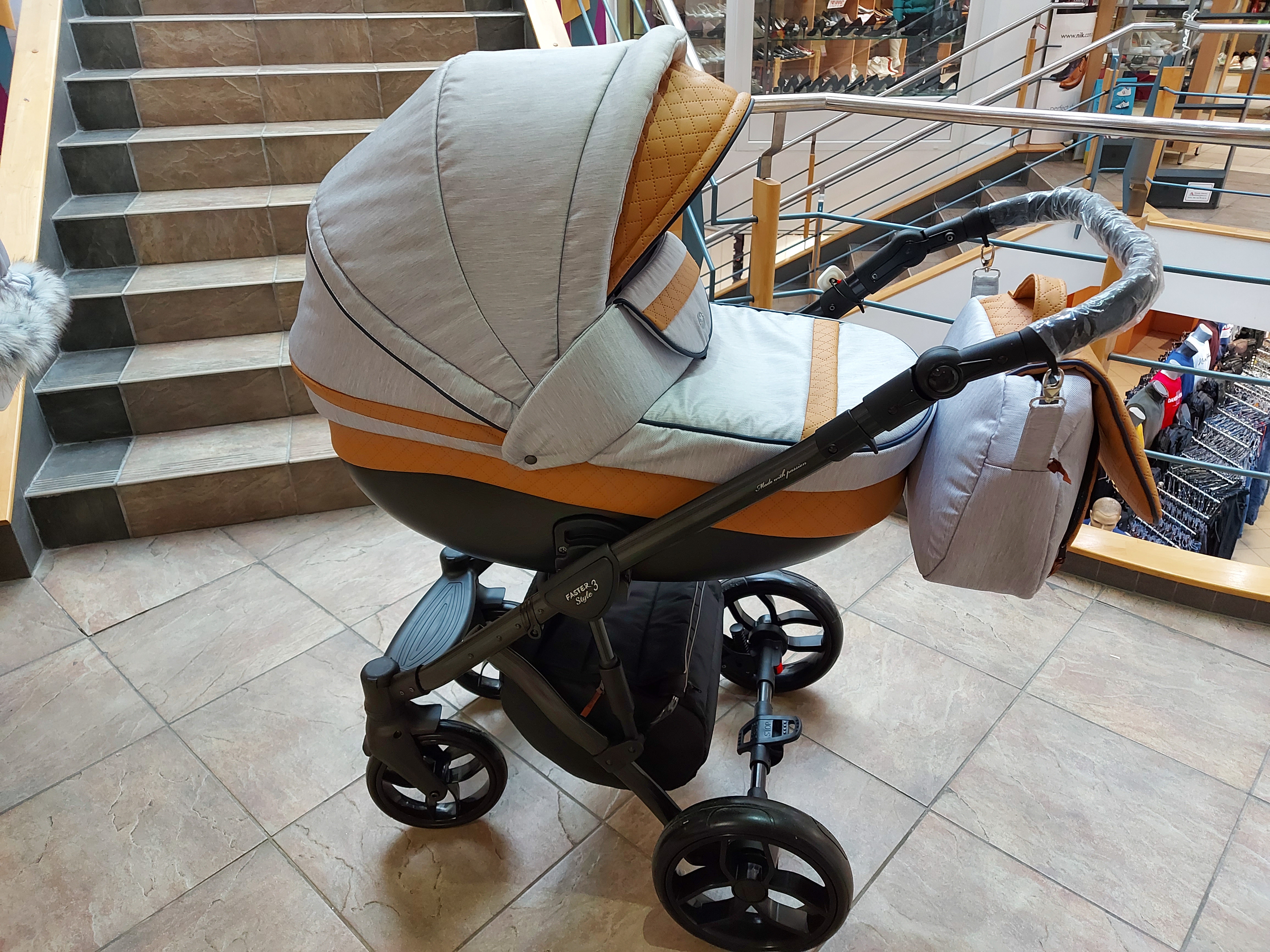 Kombinovaný kočík 3v1 Baby Merc - FASTER - 19B