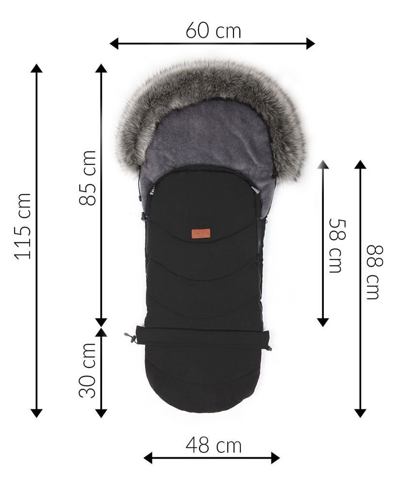 Fusak Eskimos Baby Merc - čierný