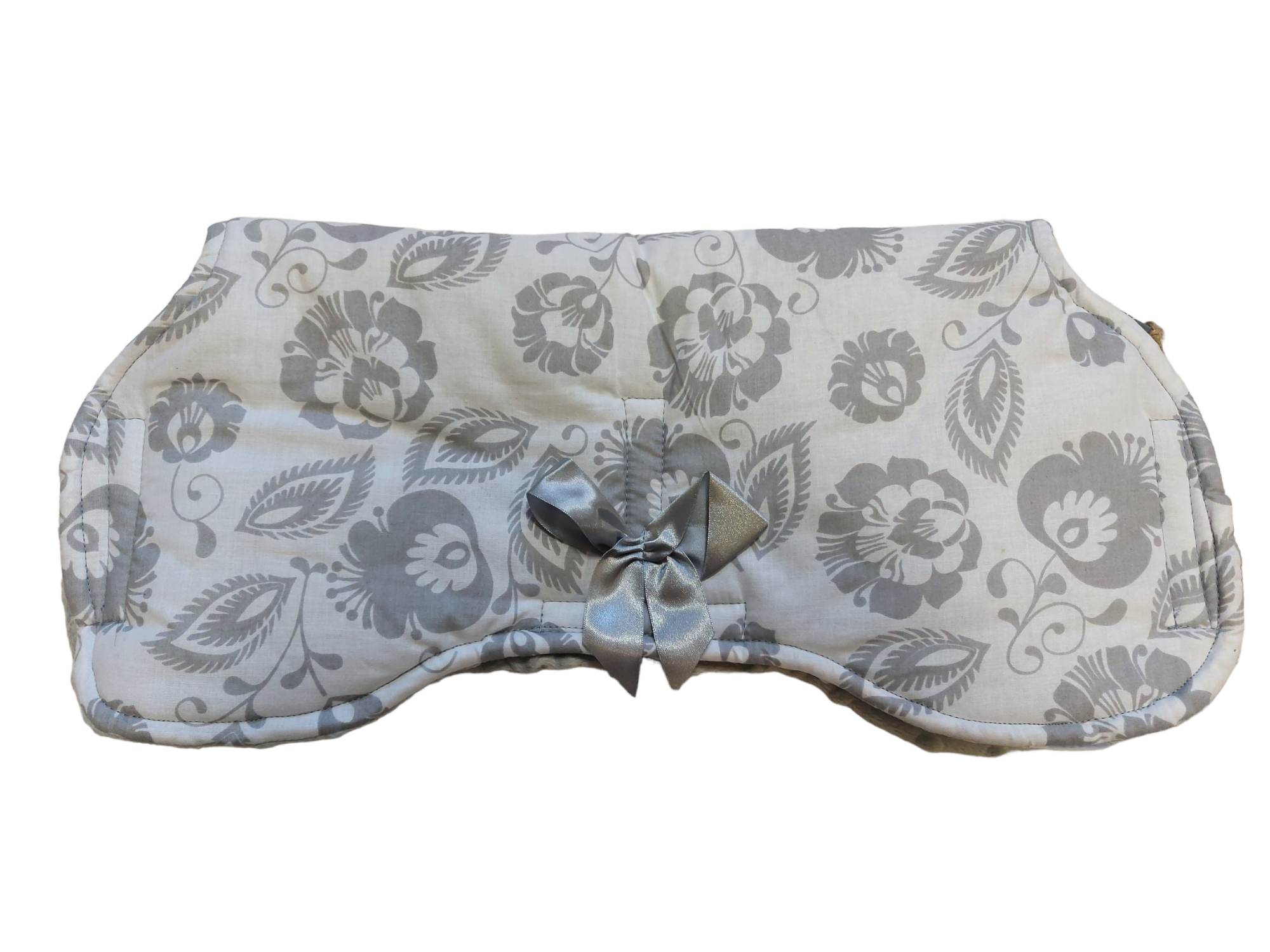Rukávnik na kočík bavlnený Floo for Baby - GRAY FLOWERS