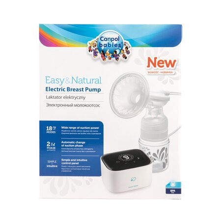 Canpol babies Odsávačka materského mlieka Easy&Natural elektrická