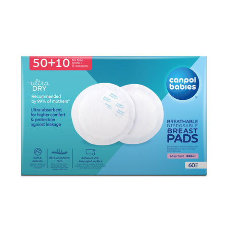 Canpol babies Tampóny do podprsenky samolepiace 60ks