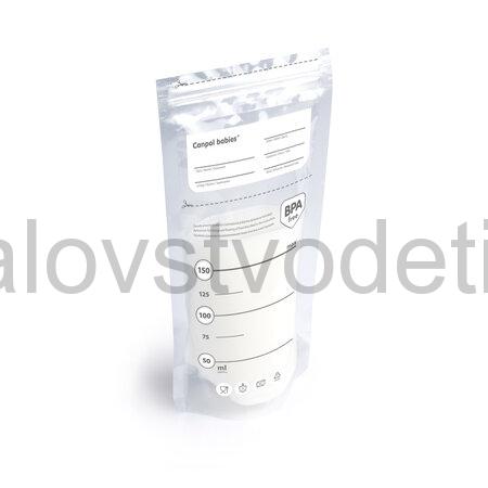 Canpol babies Vrecká na uskladnenie materského mlieka (aj zmrazením) 150ml 20ks