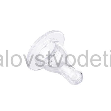 Canpol babies Silikónový univerzálny cumlík Mini pre fľašu s úzkym hrdlom 2 ks