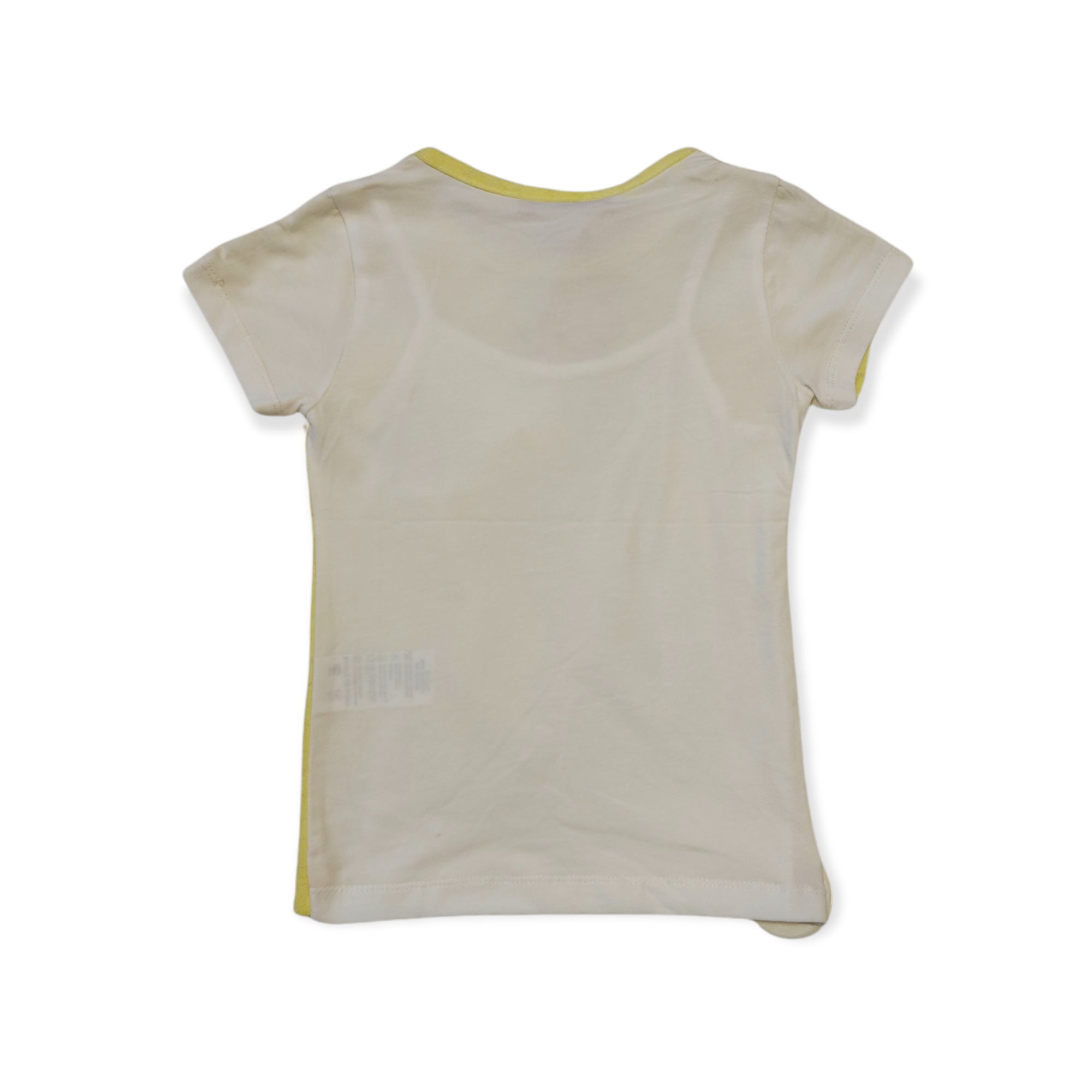 Dievčenské tričko žlté veľ. 110