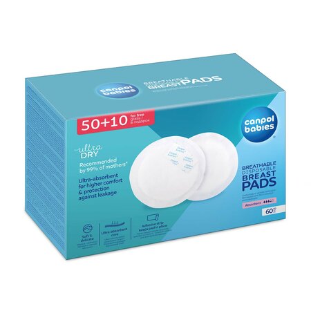 Canpol babies Tampóny do podprsenky samolepiace 60ks