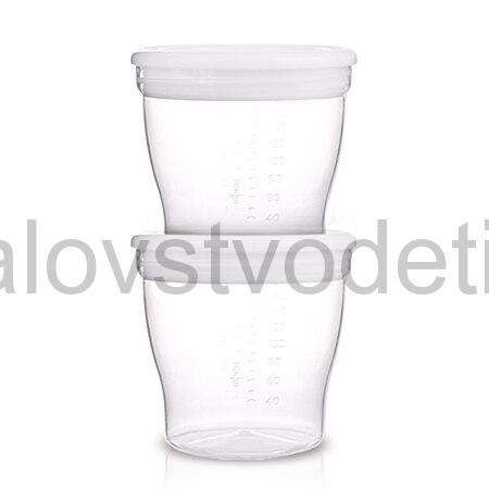 Canpol babies Poháriky na uskladnenie materského mlieka (aj zmrazením) 180ml 4ks