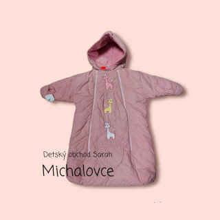 Dievčenský zimný overal - fusak veľ. 56/62