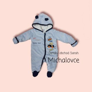 Chlapčenský zamatový overal - veľ. 3-6 mesiacov