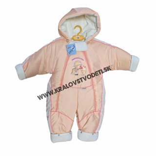 Dievčenský zimný nepremokavý overal - veľ. 80