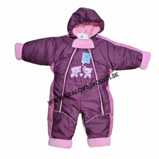 Dievčenský zimný nepremokavý overal - veľ. 92