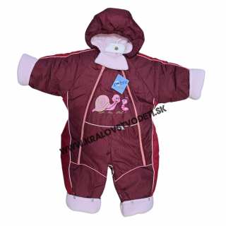 Dievčenský zimný nepremokavý overal - veľ. 80