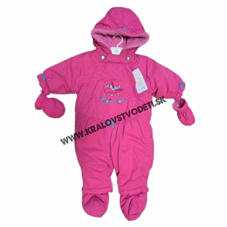 Dievčenský zimný nepremokavý overal - veľ. 74