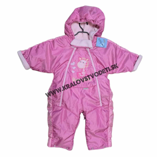Dievčenský zimný nepremokavý overal - veľ. 68