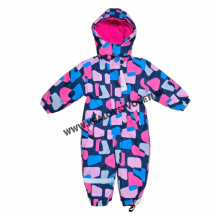 Dievčenský zimný nepremokavý overal - veľ. 116, 122