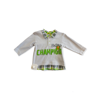 Chlapčenské tričko sivý champion veľ. 68, 74