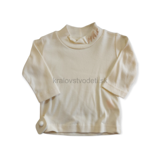 Krémový rolák so stojačikom veľ. 74, 92