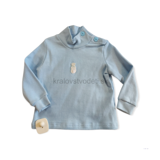 Modrý bavlnený rolák veľ. 74