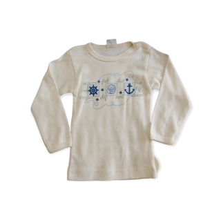 Chlapčenské tričko krémové veľ. 80