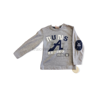 Chlapčenské tričko sivé veľ. 86