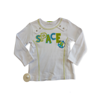 Chlapčenské tričko biele veľ. 92, 116