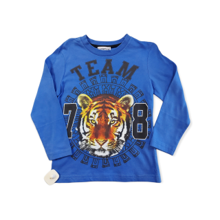 Chlapčenské tričko modrý lev veľ. 116, 128, 134