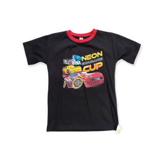 Chlapčenské tričko čierné autá veľ. 140