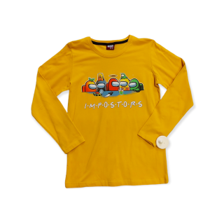 Chlapčenské tričko oranžovo žlté veľ. 11-12rokov