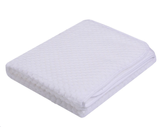 Žakárová deka SOFT - biela