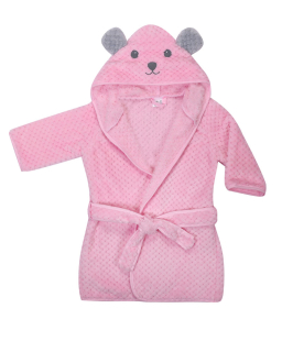 Župan SOFT BEAR - ružová
