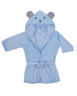 Župan SOFT BEAR - modrý
