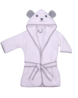 Župan SOFT BEAR - bielý