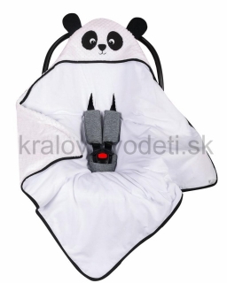 Zavinovačka do autosedačky ANIMALS - biela